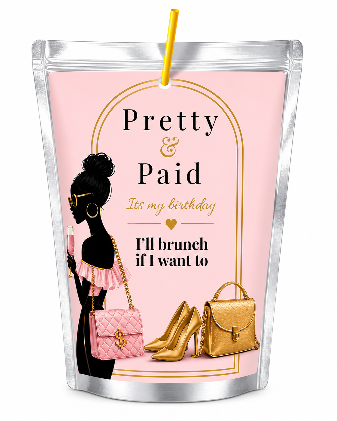 Pretty & Paid Juice Pouches -Set of 6