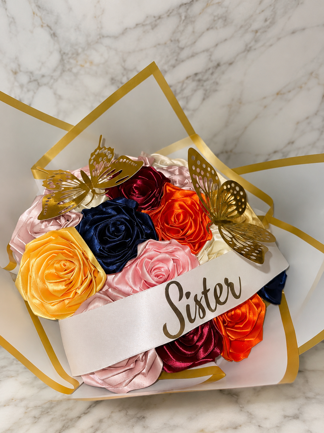 Velvet Harmony Silk Rose Bouquet (1 Dozen)