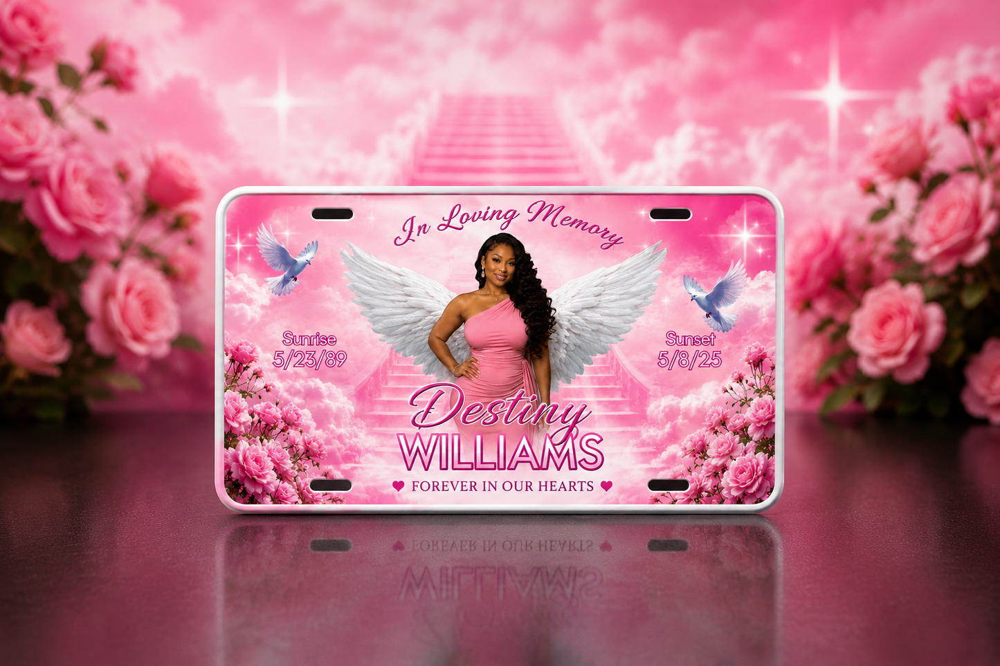 Memorial License Plate