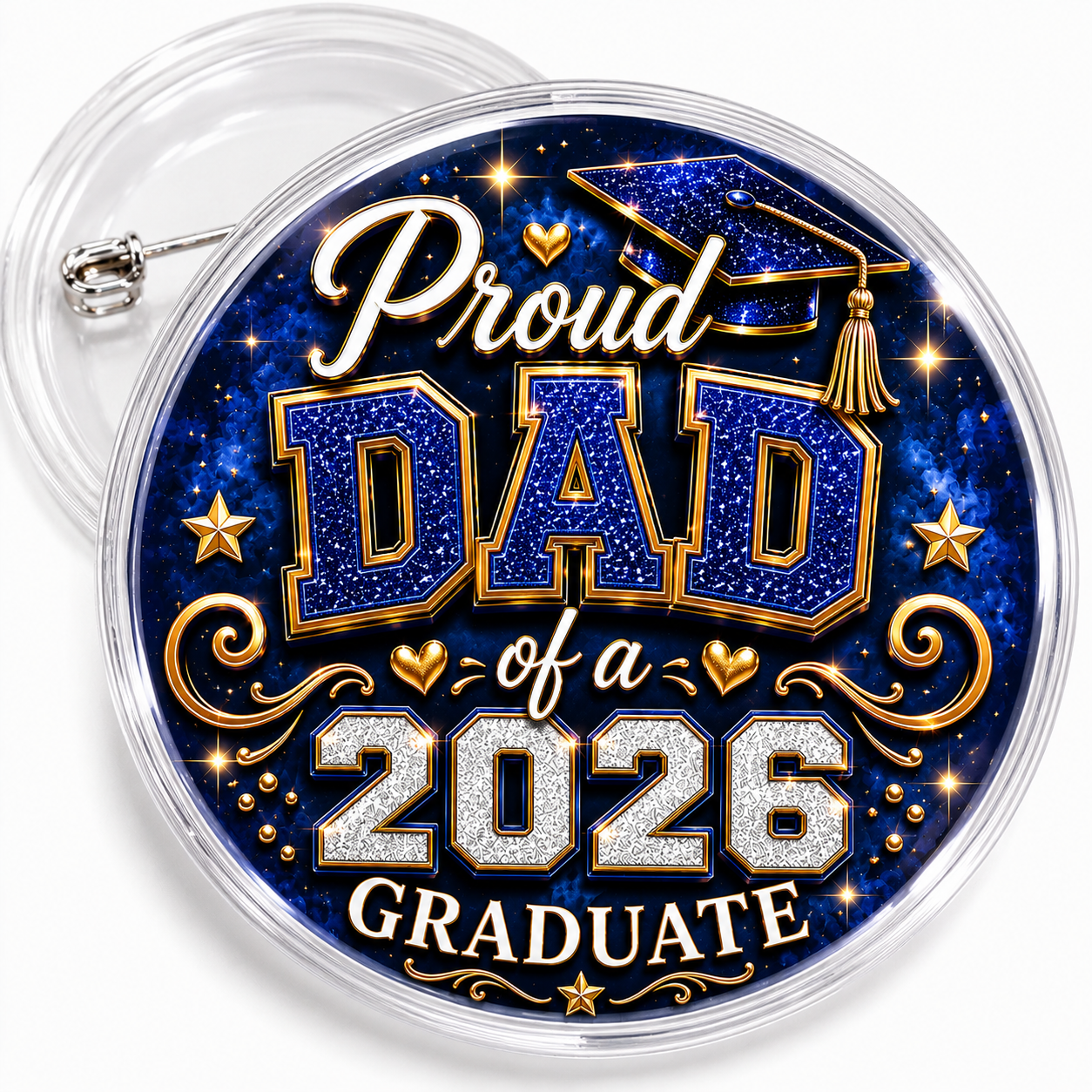 Proud Class of Grad Button