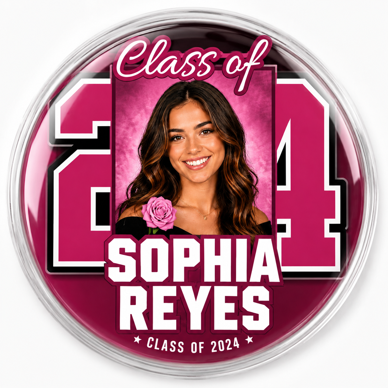 Big Year Grad Button