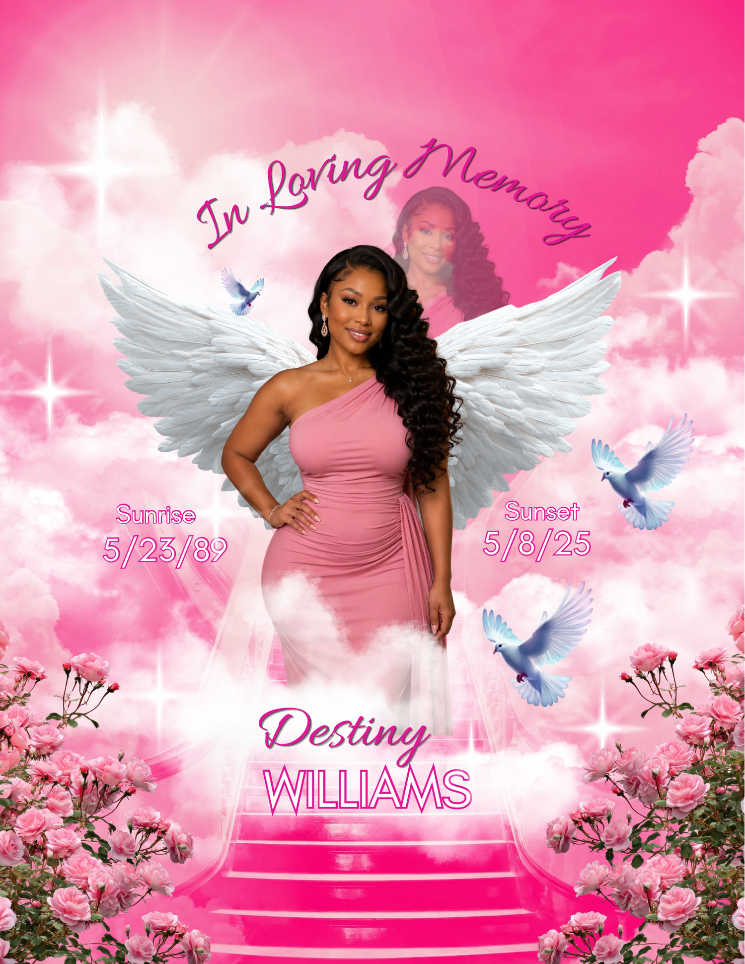 Luxe Memorial Design Service (Choose Your Design)