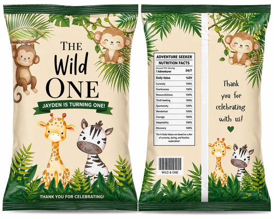 Wild One Chip bags (set of 6)