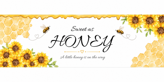 Sweet as honey (Labels only) for Water Bottles (Set of 6)