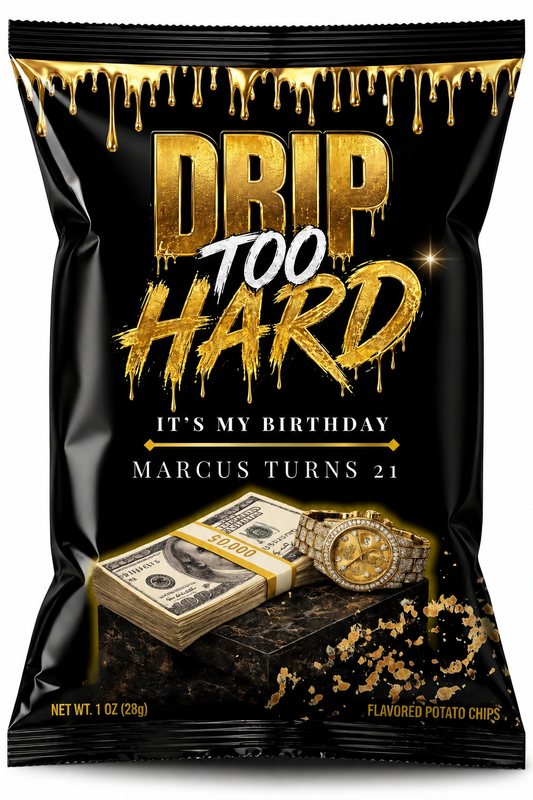 Drip Too Hard Chip bag (set of 6)