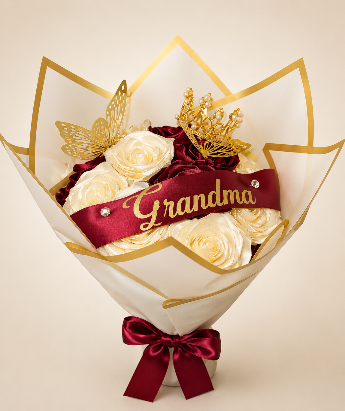 Burgandy Bliss Bouquet (1 Dozen Roses)