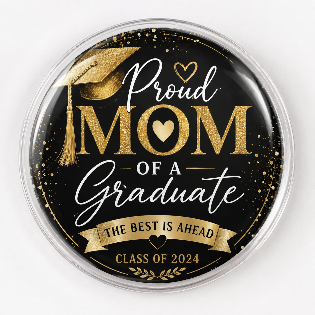 The Best Is Ahead Grad Button